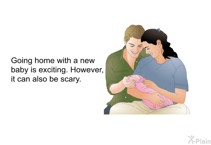 Going home with a new baby is exciting. However, it can also be scary.