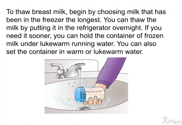 How to Thaw, Warm, and Use Frozen Breast Milk