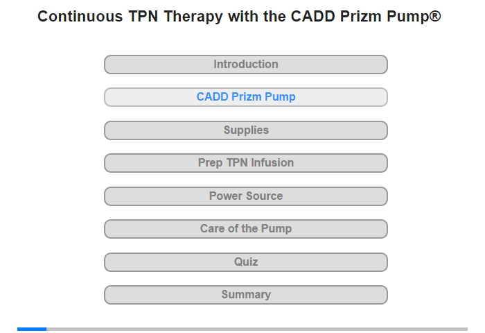 TPN and the CADD Prizm Pump