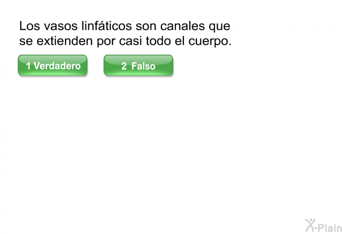 Los vasos linfticos son canales que se extienden por casi todo el cuerpo.