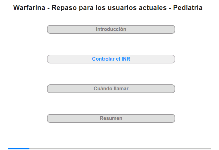 Cmo controlar el INR de su hijo